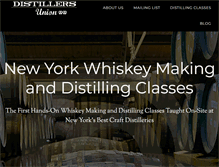Tablet Screenshot of distillersunion.com
